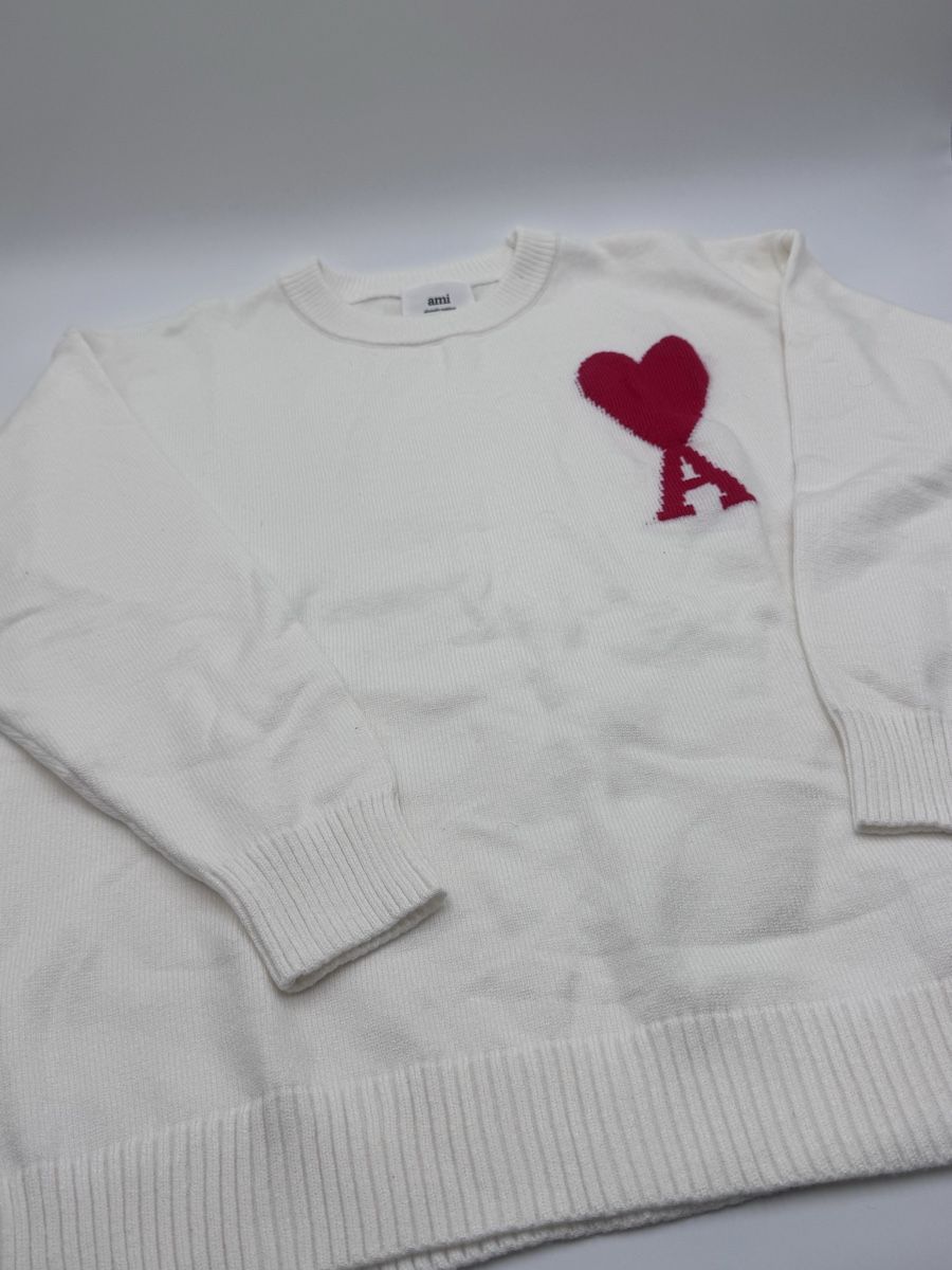 Maglioni & Felpe: AMI Paris Pullover weiss Grösse M, Neu! – Nuovo (secondo la descrizione) da Arnegg venduto da PascalHelfenberger 1