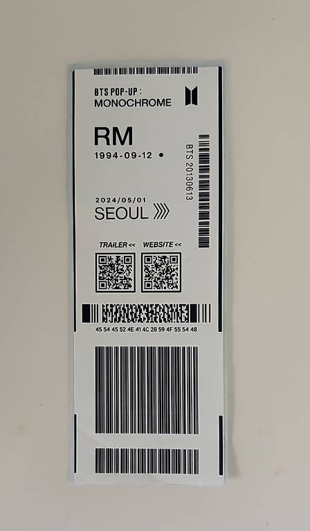 Carte collezionabili: BTS RM MONOCHROME 2024 Pop-Up Set – Nuovo (secondo la descrizione) da Berikon venduto da nao_5qbr 2