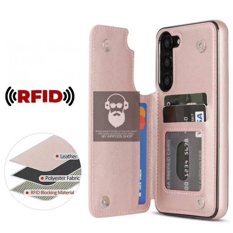 Covers & Schutzfolien: Schutzhülle Etui Case Samsung S23 Plus mit Kartenhalter – Neu und originalverpackt aus Basel von MY.AIRPODS.SHOP 4