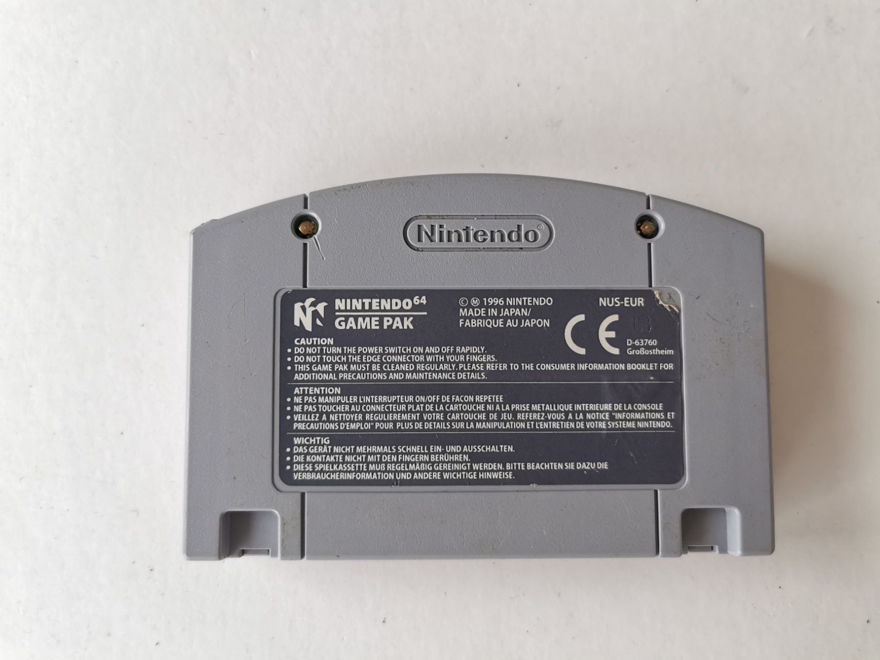 Nintendo Spiele: N64 - International Superstar Soccer 64 – Gebraucht aus Lenzburg von eyworld 1