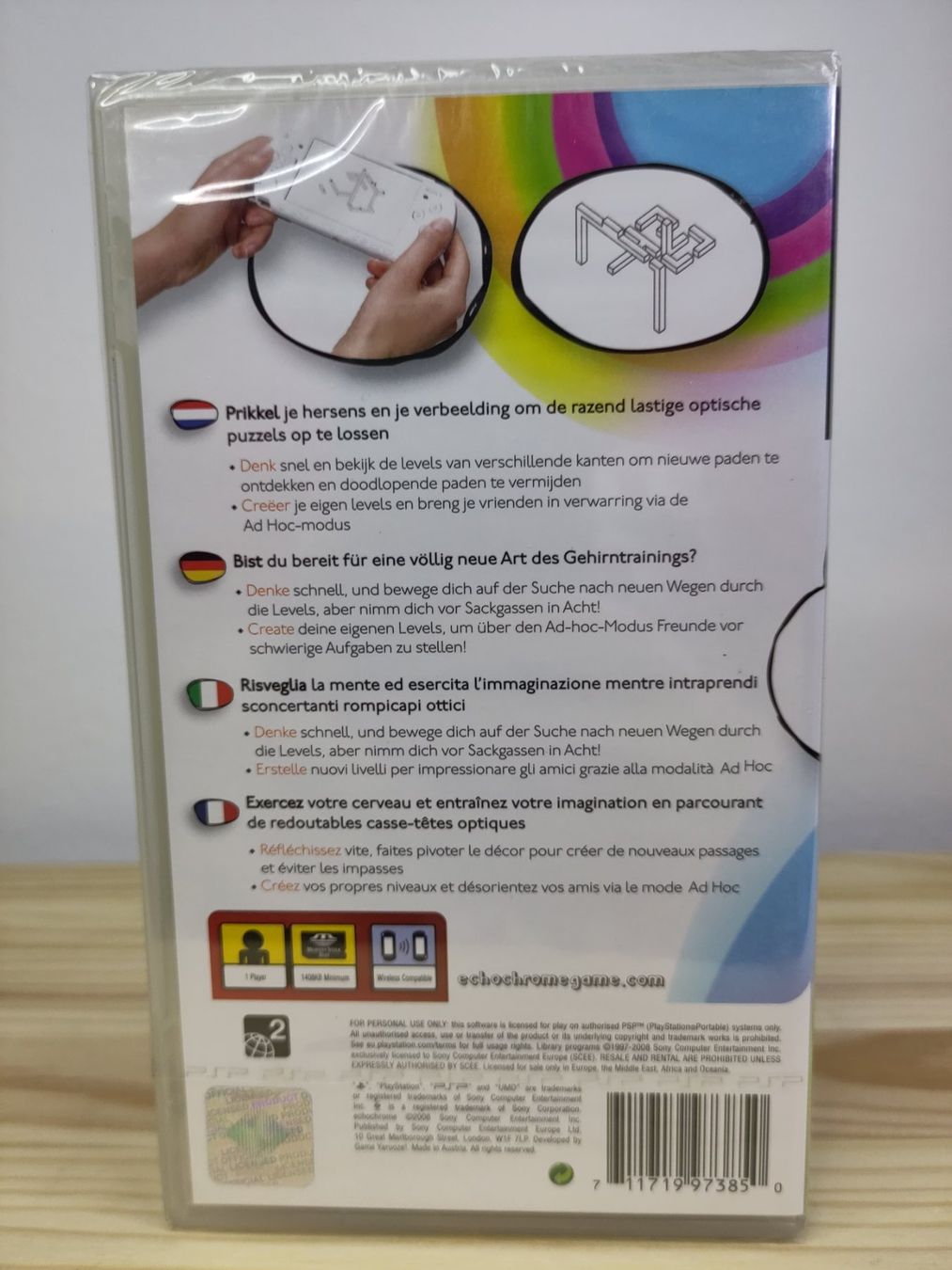 Giochi: echochrome PSP Playstation Portable NEU Sealed – Nuovo e nell'imballaggio originale da Zug venduto da RepTCG 1