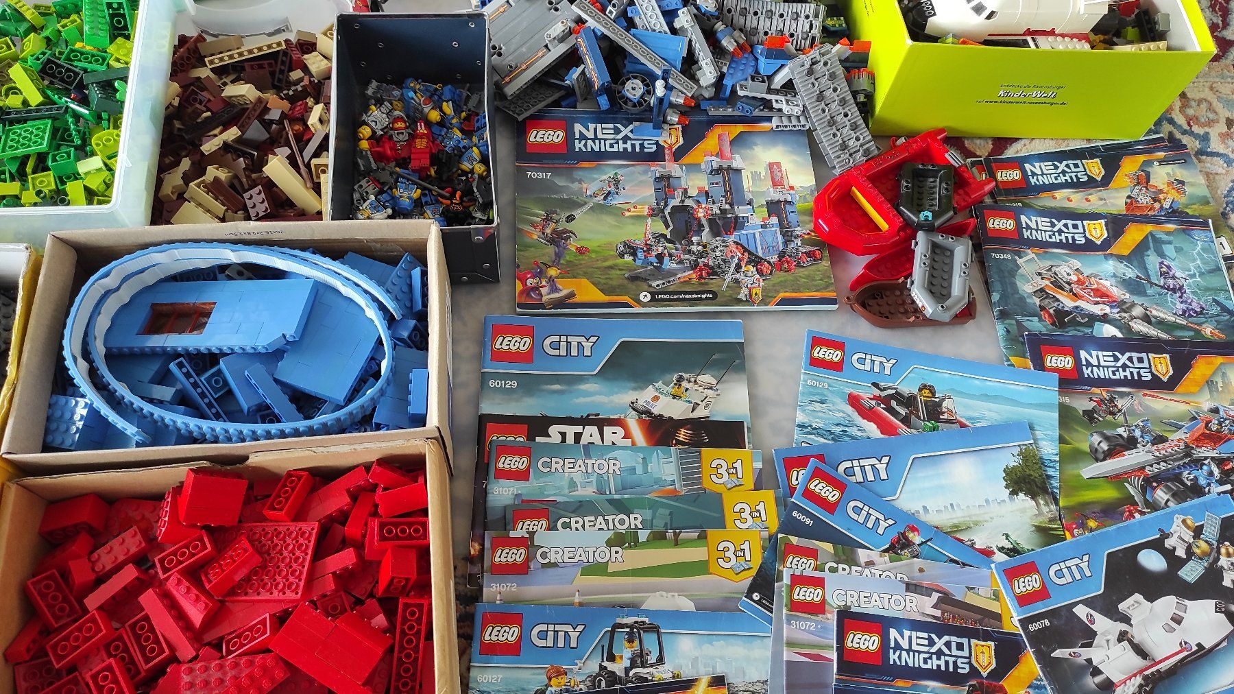 Lego Kit di costruzioni: 15kg LEGO Konvolut, Nexo Knights, Creator, Technic, Ninjago – Usato da Baar venduto da Cooltango 1