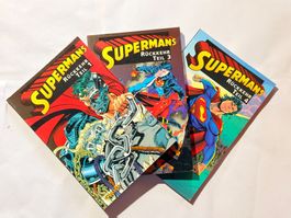 Superman Comic-Sammlung "Rückkehr" Teil 1,3,4 - Carlsen