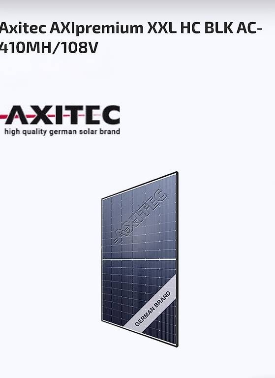 Dispositivi a energia solare: Axitec AC-410MH/108V Solarmodul – Usato da Abtwil SG venduto da Kastellan1