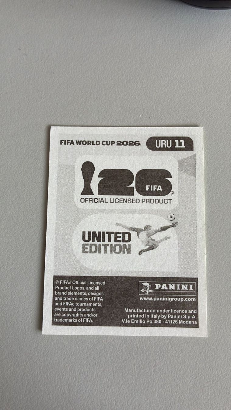 Panini Carte collezionabili: Carte panini 2026 - URU 11 – Nuovo (secondo la descrizione) da La Neuveville venduto da Ibo2300 1