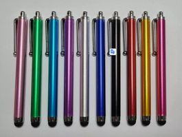 10x Stylus Stift Metall Handy Tablet Smartphone Touch Pen