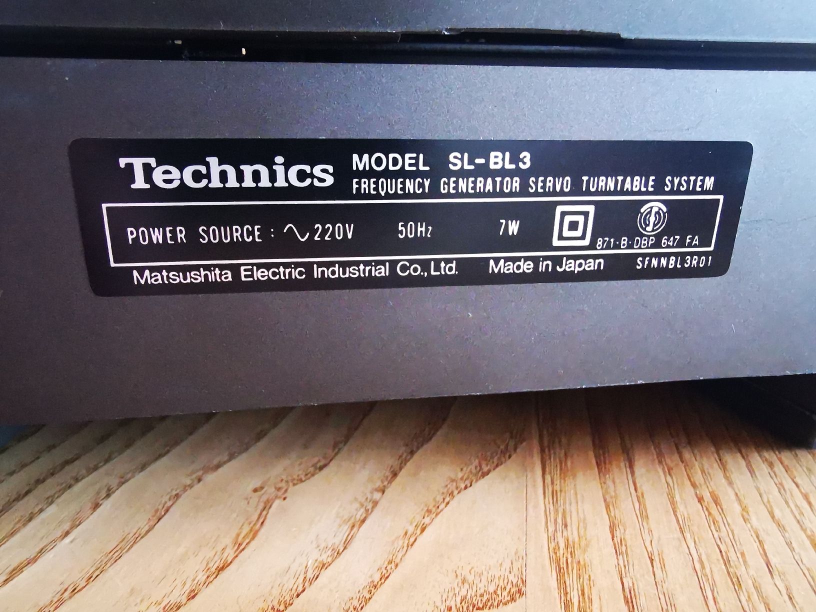 Technics Tourne-disques: Plattenspieler Technics SL-BL3 Automatic / guter Zustand – D'occasion à Diessbach b. Büren par eicrog 4