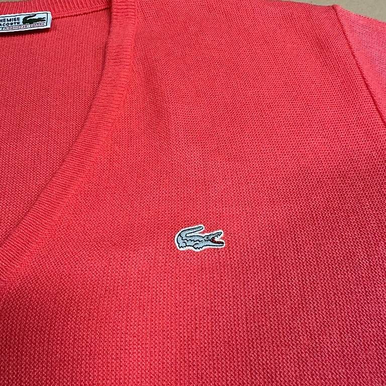 Lacoste Maglioni & Felpe: Lacoste vintage v-neck knitted sweatshirt retro strickpullov – Usato da St. Gallen venduto da sourced_limited 1