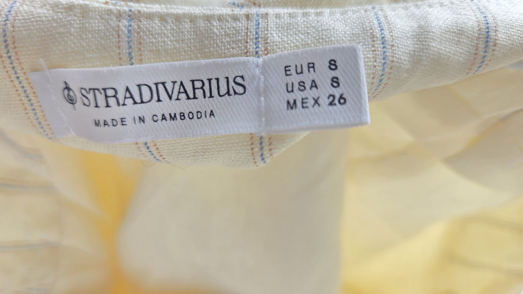 Stradivarius Gilets: Weste von Stradivarius - gelb gestreift - Grösse S  – Neuf (Voir description) à Wohlen AG par steffi_Bee 2