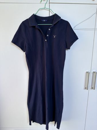 Polo Kleid Gant dunkelblau Groesse M guter Zustand