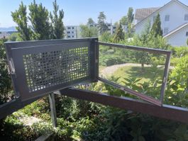 Verzinktes  Stahglasgitter Fenster NEU 180 Grad öffnen