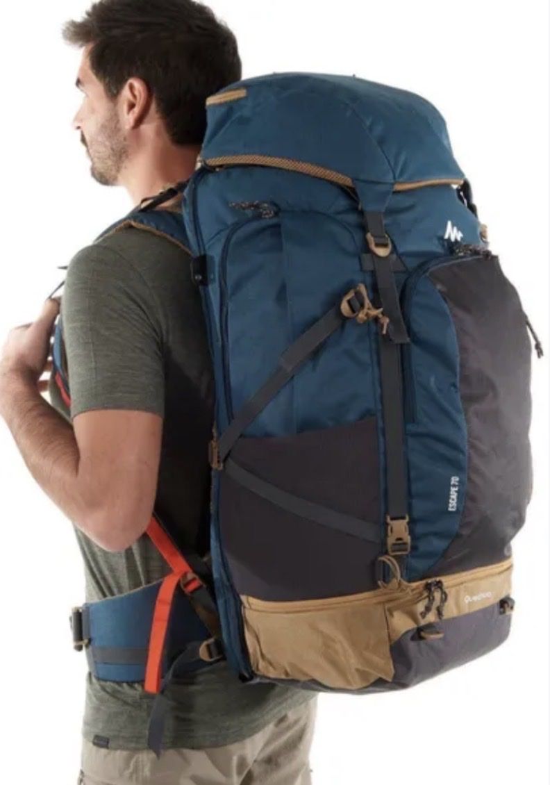 Decathlon Zaini: Quechua Trekking Rucksack 70L – Usato da zürich venduto da lucie683101 1