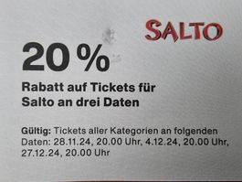 Zirkus Salto Gutschein 20%