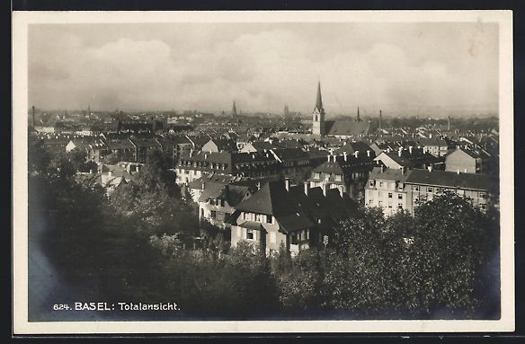 Cartes postales: AK Basel, Totalansicht – D'occasion à Berlin par bartko-reher