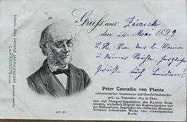 Peter Conradin von Planta, Chur, 1899