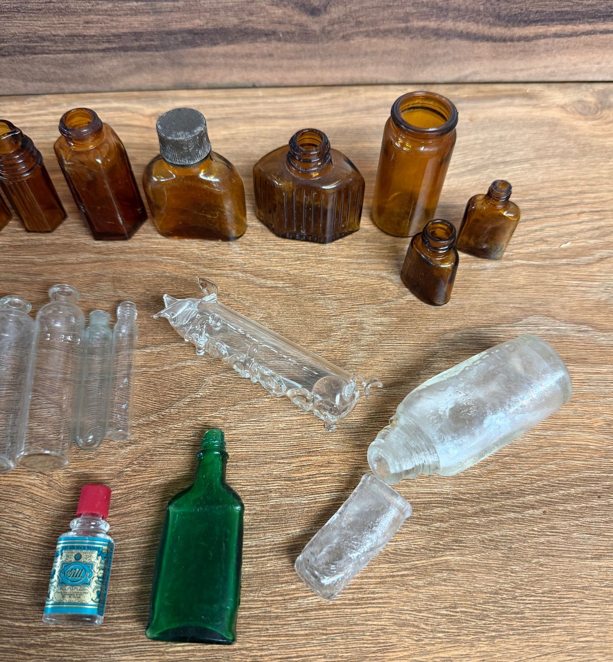 Bottiglie: Diverse Sammlung antiker Glasfläschchen, Vintage Style – Usato da Nussbaumen AG venduto da olitech5415 3