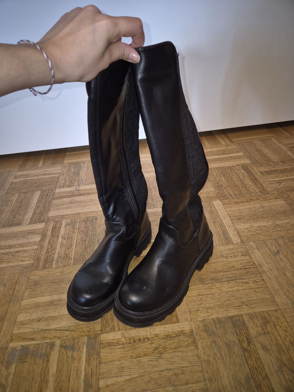 Bottes DeNiro Amabile Noires – Femme – Taille 37 (XXS) – Cuir Lisse – État Neuf