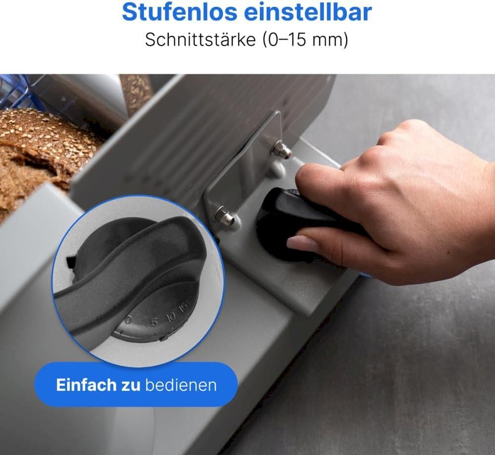 Elettrodomestici da cucina: Clatronic MA 3585 Metall Allesschneider – Nuovo e nell'imballaggio originale da Bottighofen venduto da zaap 3