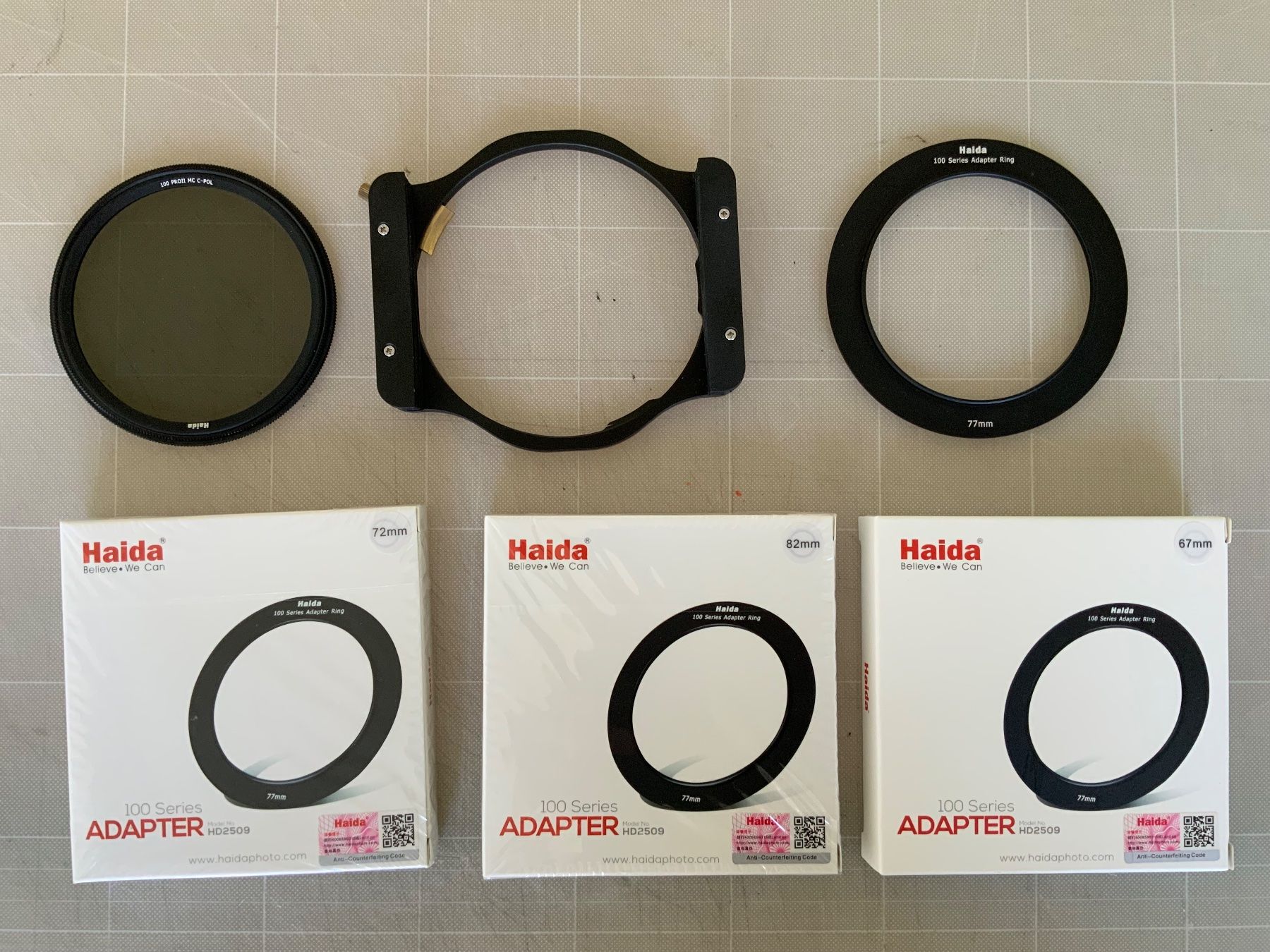 Haida Filtri: Haida Filterhalter-Set inkl. Polfilter – Nuovo (secondo la descrizione) da Luzern venduto da smartshopper09