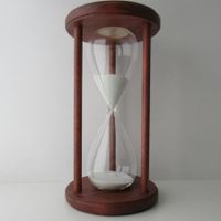 Sanduhr 50 minuten im Holzgestell