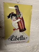 Libella Vintage-Schild, Top Zustand, Rarität 39/59 cm