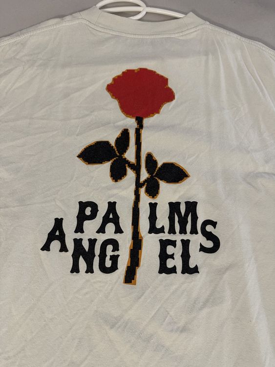 Palm Angels T-shirt: Palm Angels Rose T-Shirt – Usato da Freienbach venduto da casciatoalessandro 4