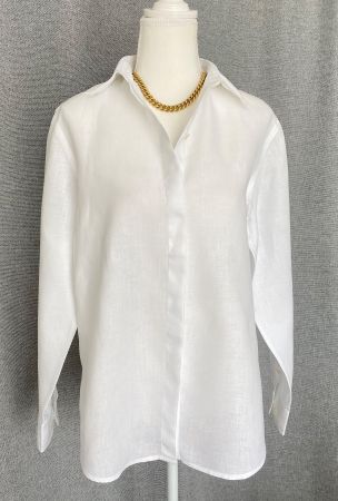 Lauren Ralph Lauren Hemdbluse aus Leinen Grösse M