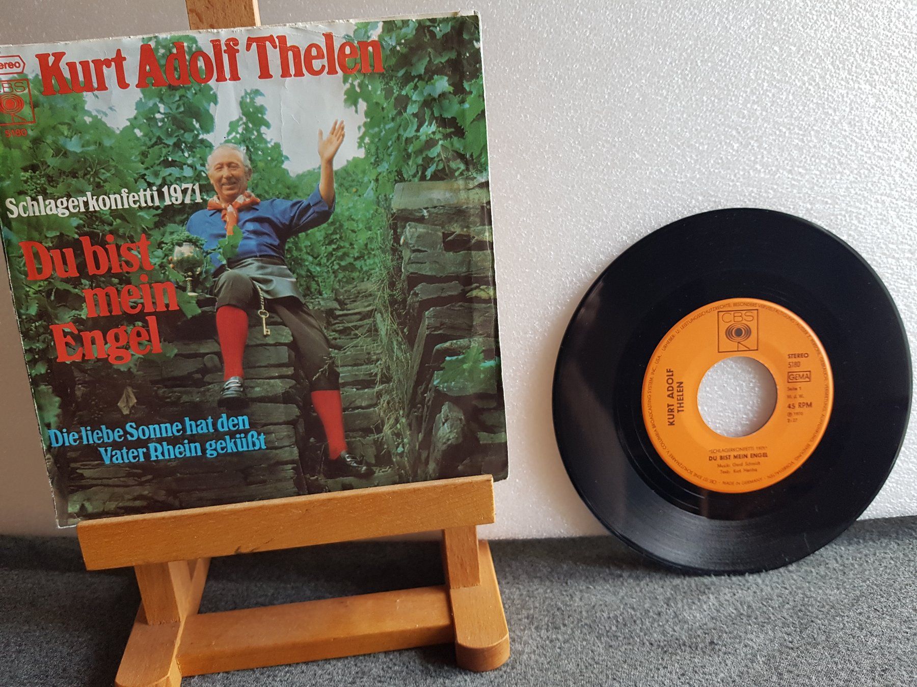 Dischi in vinile: Kurt Adolf Thelen - Du bist mein Engel, Single Schallplatte – Usato da Othmarsingen venduto da chrampfi01