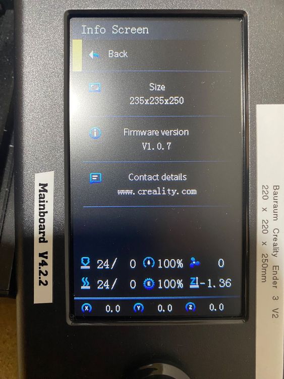 Creality Ender 3 V2 mit Auto Leveling kit (Gebraucht) in Grenchen für ...