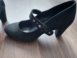 Schwarze Graceland Schuhe, Absatz, Grösse 40