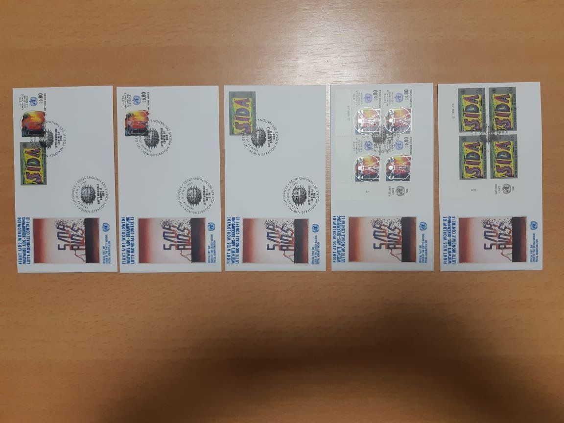 Album: Briefmarken,  Vereinte Nationen – Usato da Dulliken venduto da Airliner2 2
