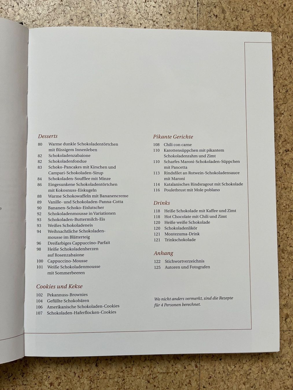Bücher: Buch gebunden "Chocolat", Zogbaum / Beckmann / Bischler – Gebraucht aus Grosswangen von Vita500 6