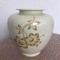 Grosse Vintage Vase Volkstedt Elfenbein