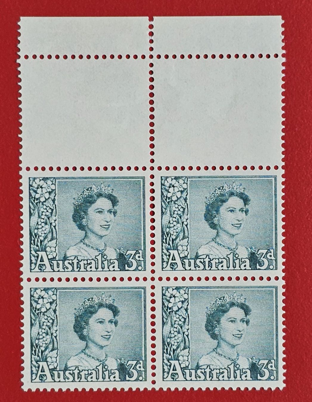 Tutti i francobolli: AUSTRALIEN QUEEN ELIZABETH VIERERBLOCK 1959** POSTFRISCH – Nuovo (secondo la descrizione) da Düdingen venduto da Quartierstrasse