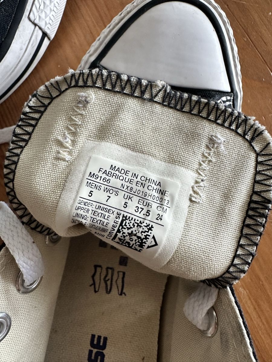 Converse Herrenschuhe: Schwarze Converse All Stars, Grösse 37.5 – Gebraucht aus Zürich von kim_kong 3