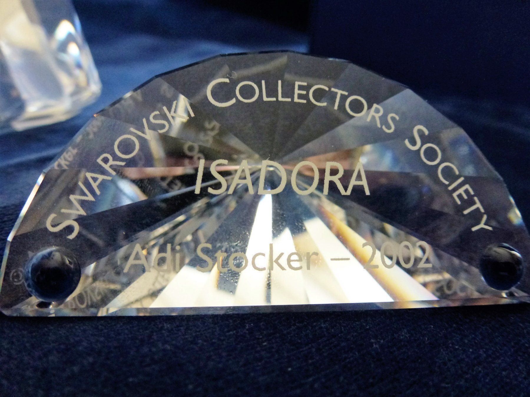 Swarovski Statuette: Swarovski SCS Jahresfigur 2002 Isadora – Usato da Zürich venduto da Fox410 3