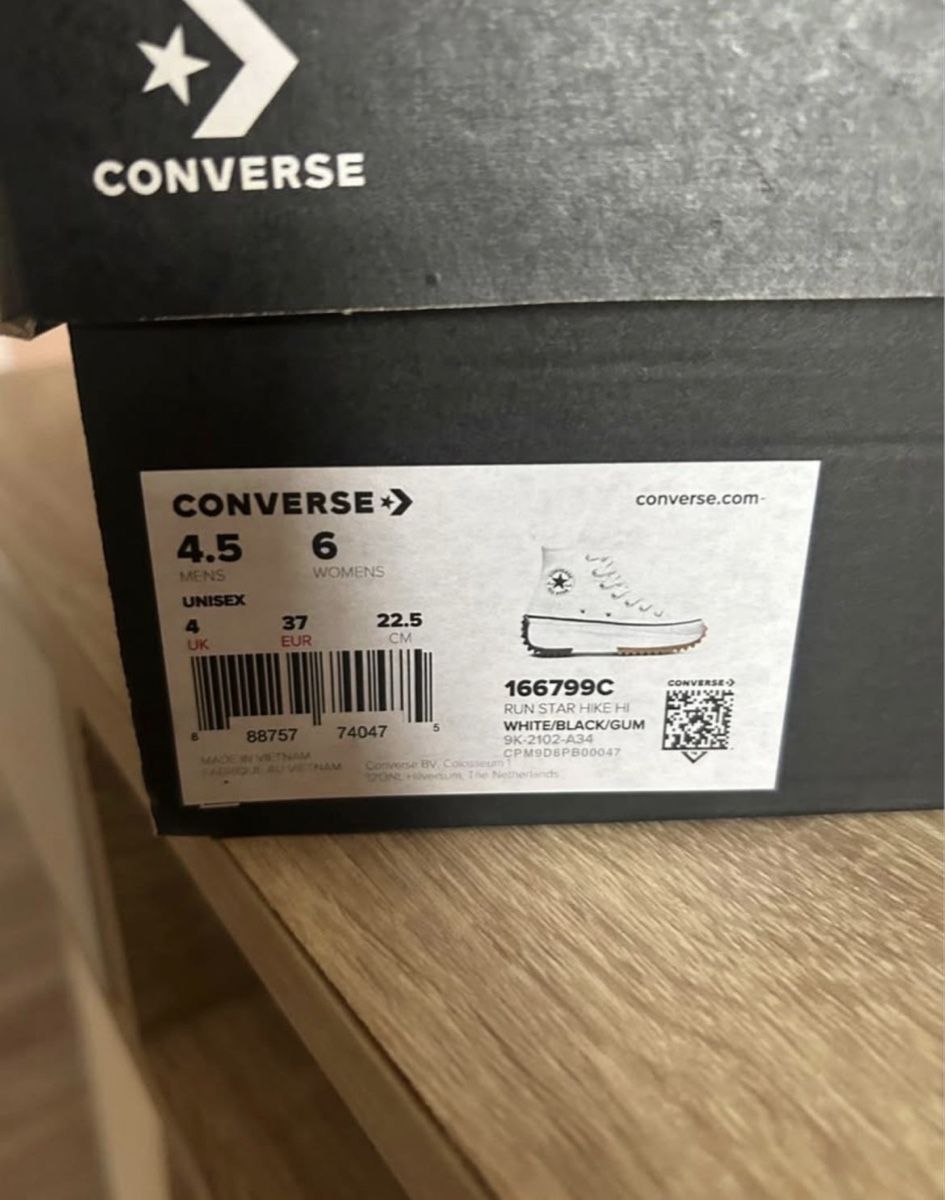 Converse Damenschuhe: Baskets Converse Run Star Hike Hi blanches taille 37 – Neu (gemäss Beschreibung) aus Broc von marineee 1