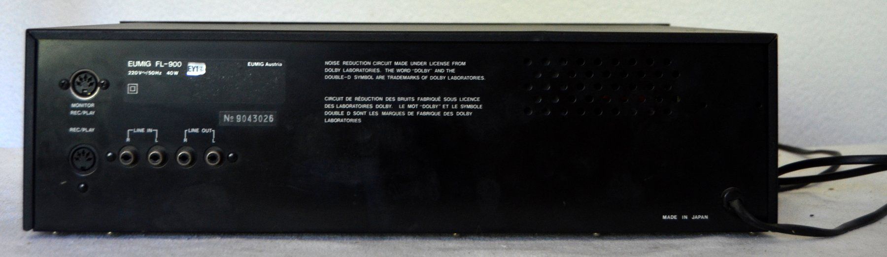 Lettore multimediale & Streamer: Eumig FL-900 Stereo Cassette Tape Deck – Usato da Collonges venduto da arashee 7