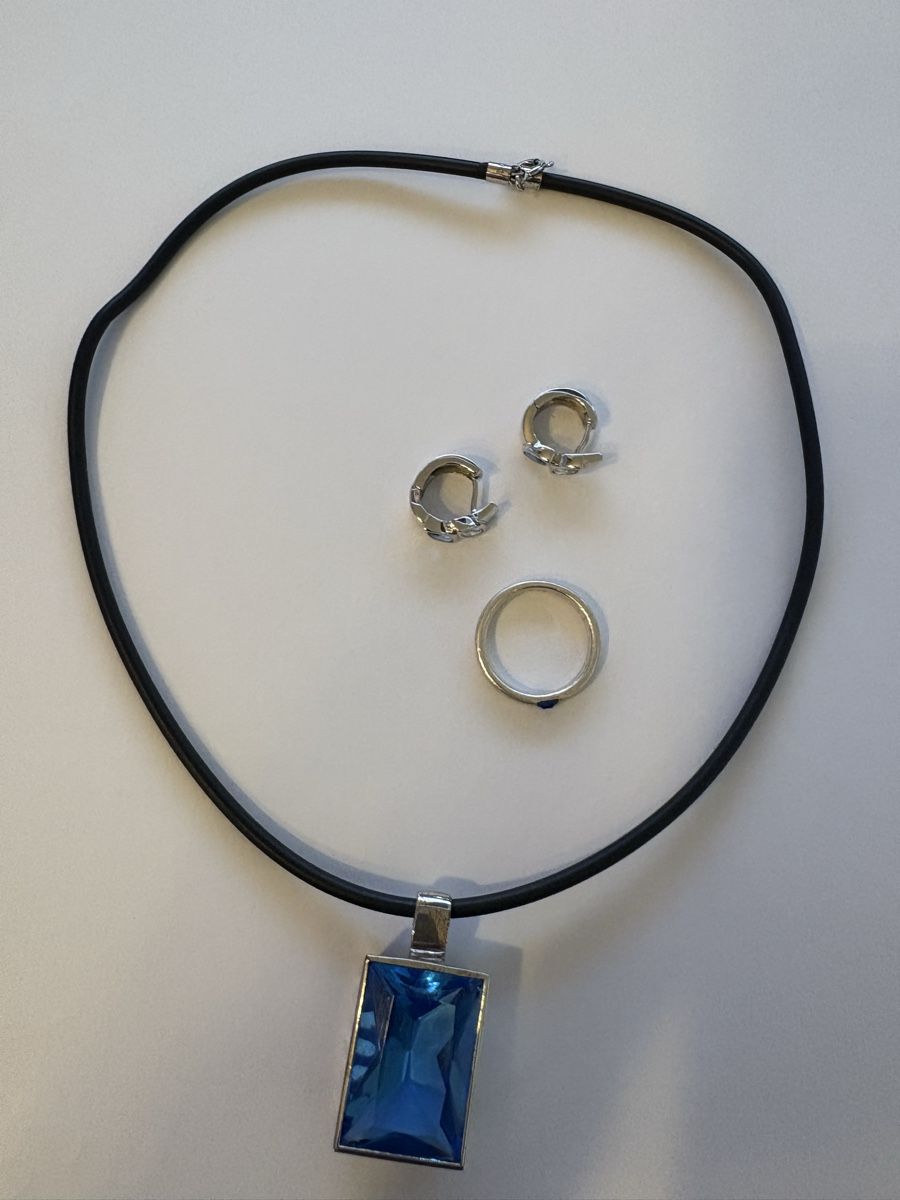Altri gioielli: Silber Schmuck blau – Usato da Murten venduto da Tzaugg