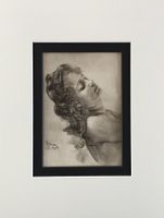 Max Klinger  "Studie zur Magdalena"  Kupferdruck