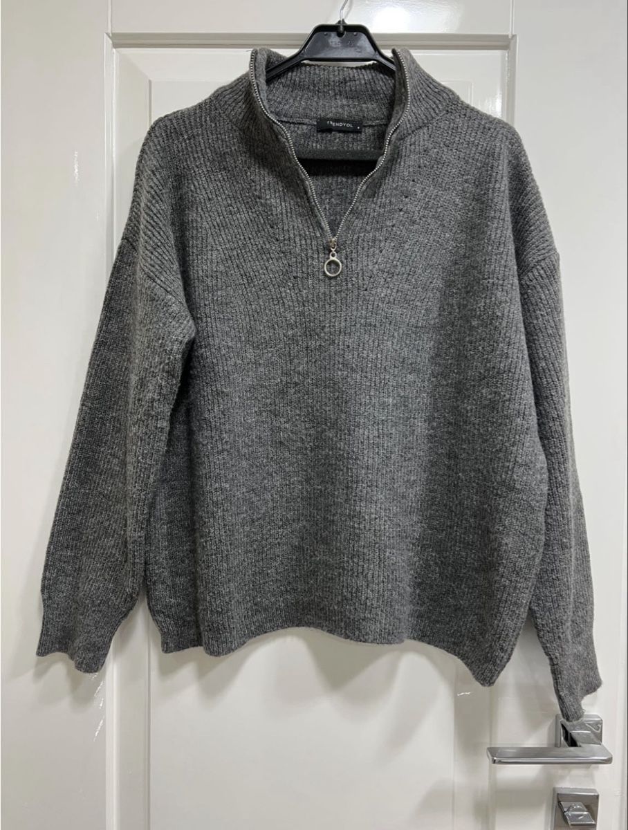 Pullover & Sweatshirts: Strickpullover mit Reissverschluss Gr. S – Gebraucht aus Frutigen von glnays