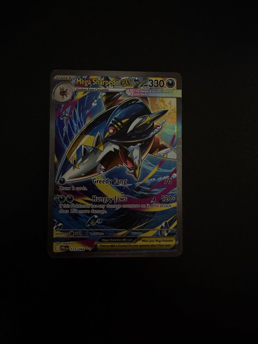 Pokémon Cartes à collectionner: Pokémon Mega Sharpedo EX PFL 127/095 EN – Neuf (Voir description) à Cademario par Yleeyle