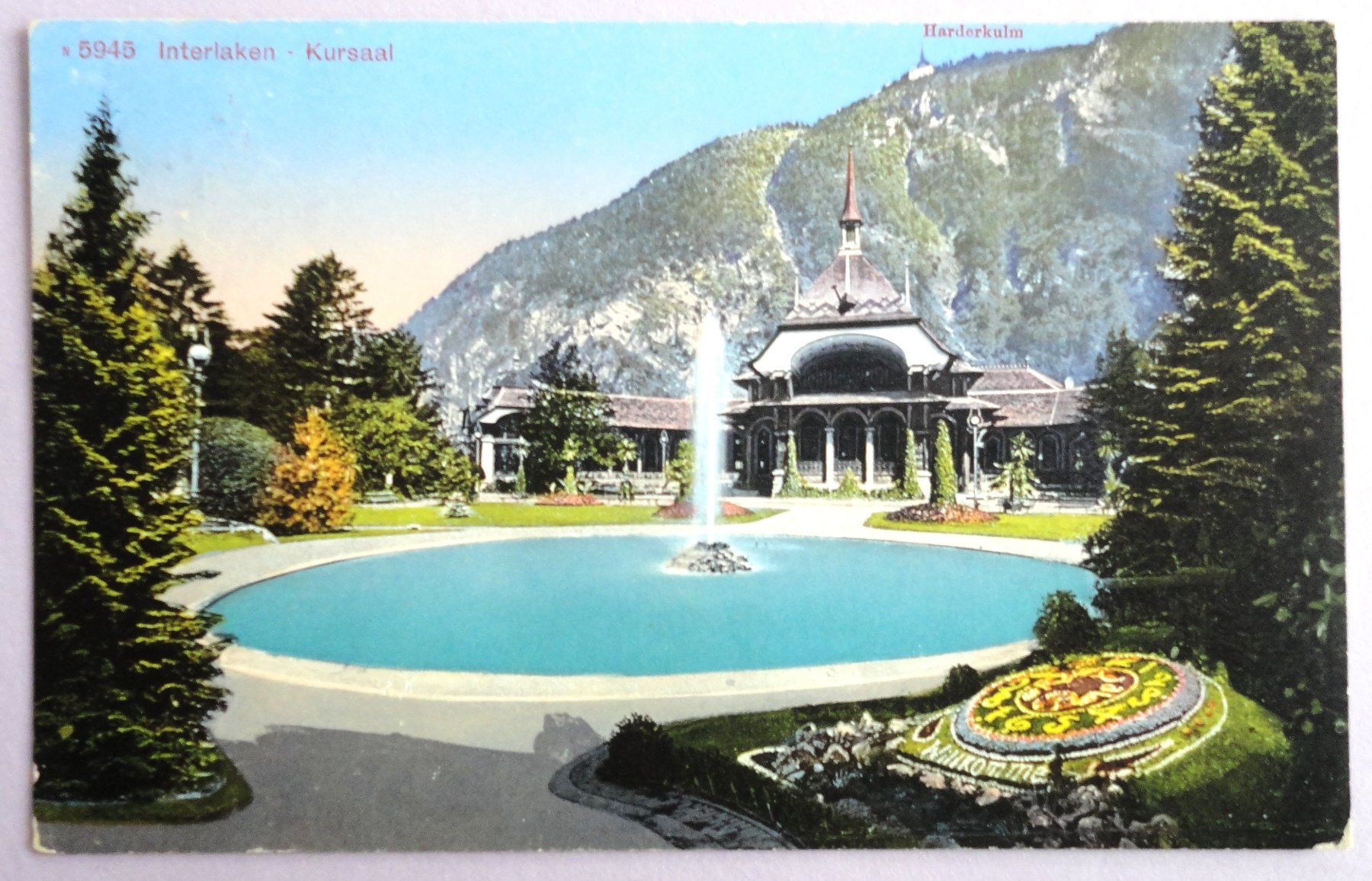 Cartoline postali: Interlaken - Kursaal – Difettoso da Fétigny venduto da Billy2miny