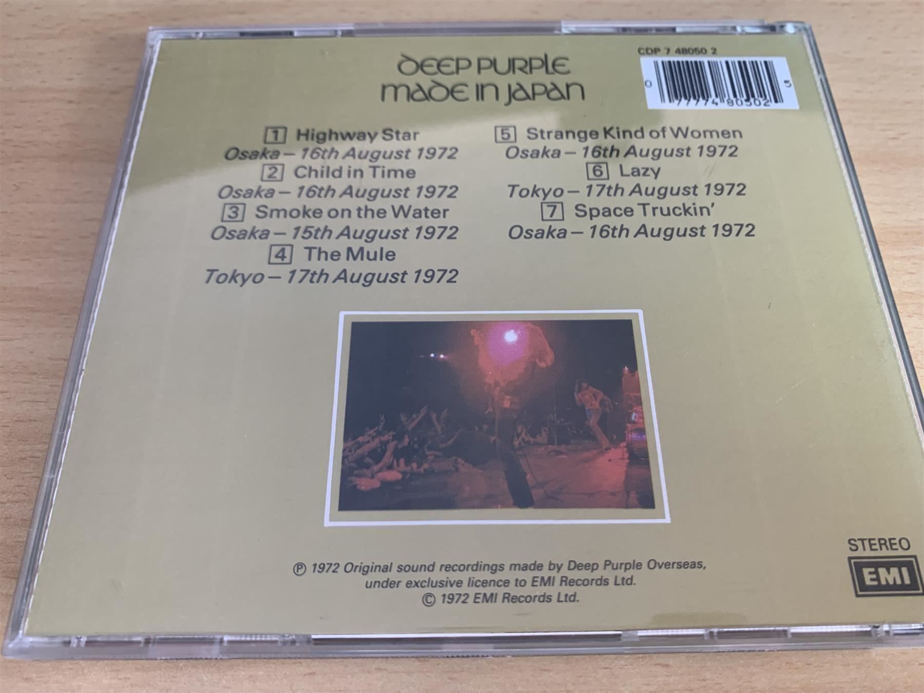 CD: Deep Purple – Made In Japan – Usato da Rikon im Tösstal venduto da Alpenmutz 1