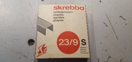 Original Skrebba Heftklammern 23/9 S - Vintage Rarität!