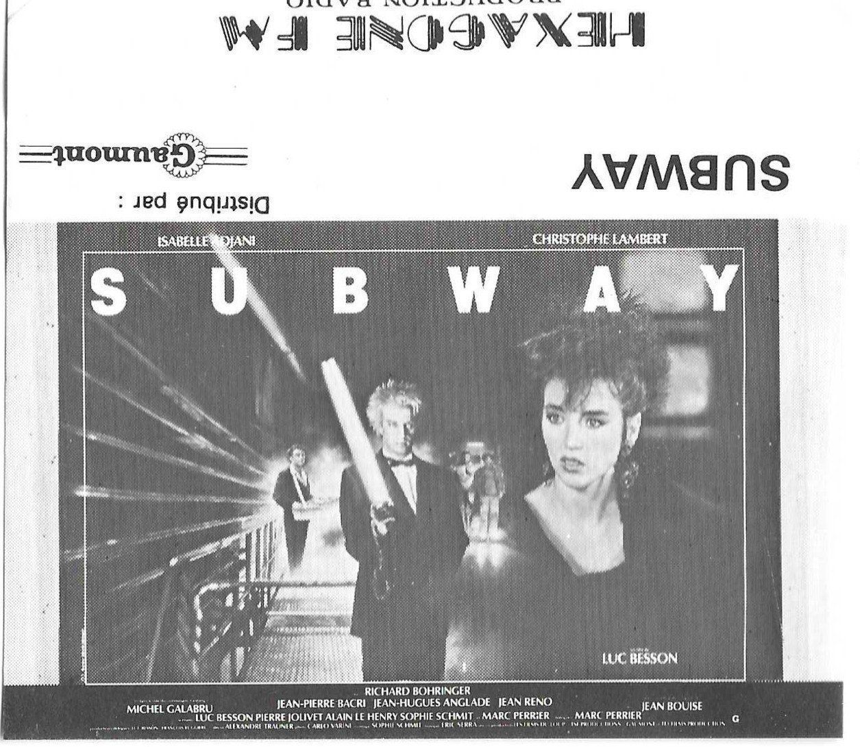 Cassettes audio: SUBWAY  ( CASSETTE AUDIO ) – D'occasion à Bex par Giorgiob