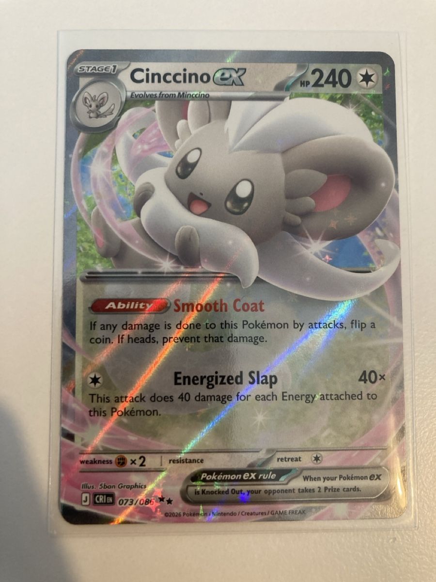 Pokémon Carte collezionabili: Cinccino 073/086 EN – Nuovo (secondo la descrizione) da Wohlen AG venduto da Liridon22