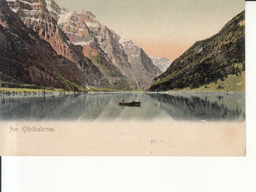 Ansichtskarten: Klöntalersee 1907 – Gebraucht aus Bürglen TG von StampGraf