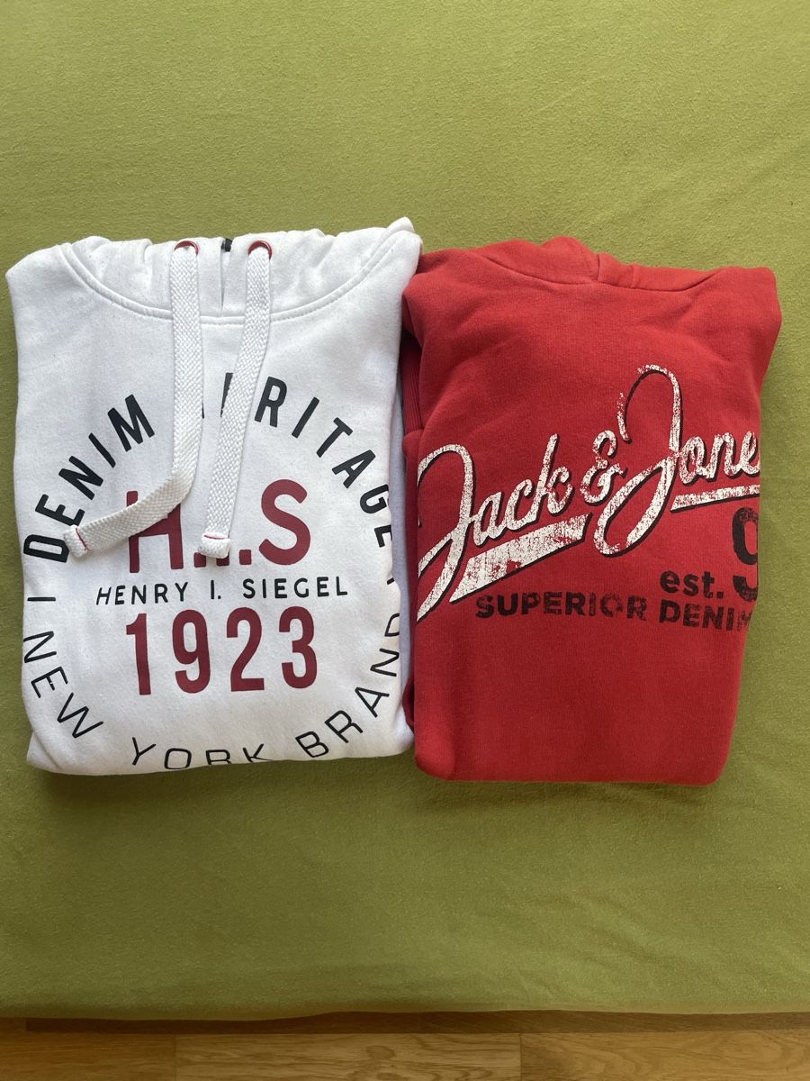 Maglioni & Felpe: Hoodie-Set in weiss und rot – Usato da Stetten AG venduto da xe_k33