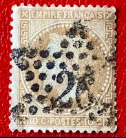 Briefmarken aus Frankreich Napoléon III  gestempelt 